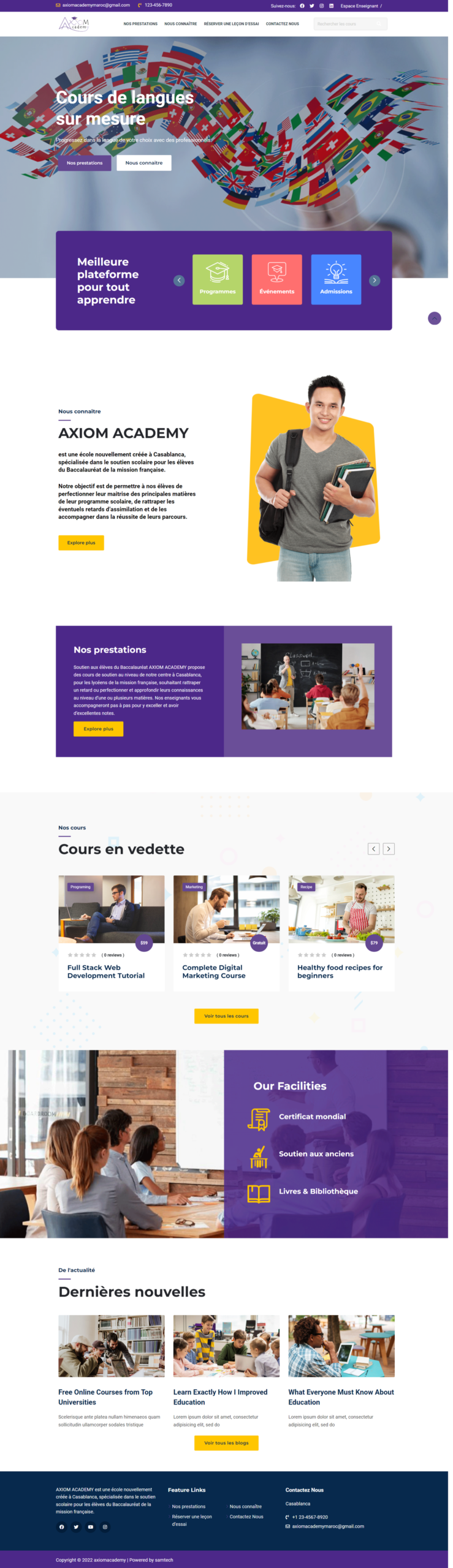 063 axiomacademy.ma projet